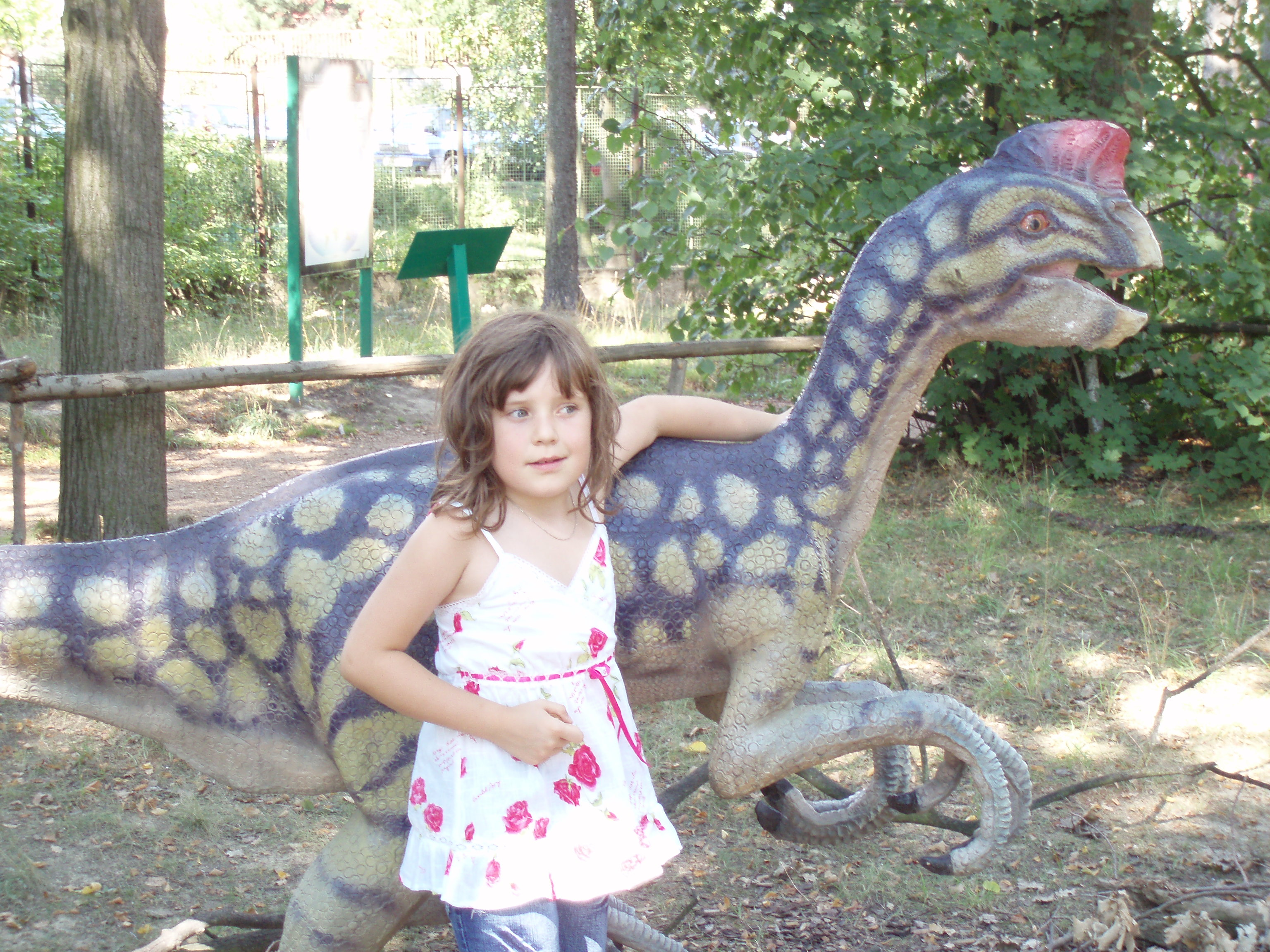 V Dino-parku Plzeň-s Oviraptorem